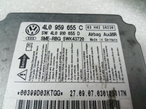 4L1857067 KIT AIRBAGS + SALPICADERO + CINTURONES + CENTRALITA AUDI Q7 (4LB) |Desguaces La Cabaña