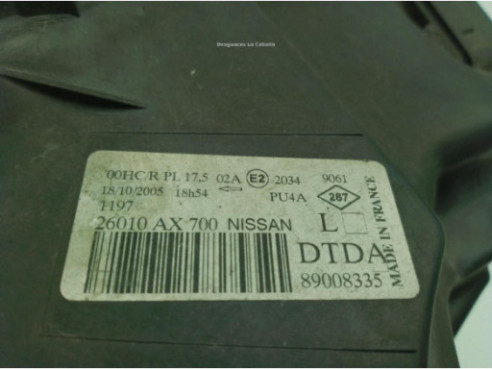 89008335 FARO DERECHO NISSAN MICRA III (K12)|Desguaces La Cabaña