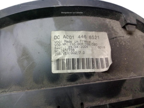 A0014468521 CUADRO INSTRUMENTOS MERCEDES BENZ SPRINTER 3-t Furgón (903)|Desguaces La Cabaña