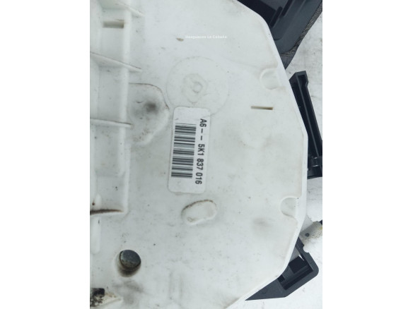 5K1837016 CERRADURA PUERTA LAT DEL DER VW GOLF VI (5K1) |Desguaces La Cabaña