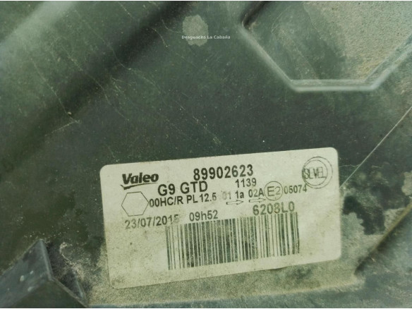 6208L0, 89902623 FARO IZQUIERDO PEUGEOT EXPERT Tepee (VF3V_)|Desguaces La Cabaña