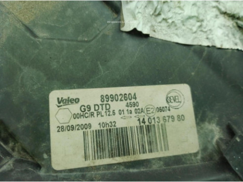 6206L0 , 89902604 FARO DERECHO PEUGEOT EXPERT Tepee (VF3V_)|Desguaces La Cabaña