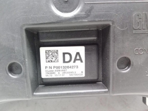 P0013264273DA, CUADRO INSTRUMENTOS OPEL CORSA D (S07) |Desguaces La Cabaña