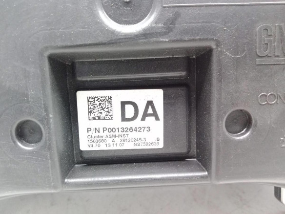 P0013264273DA, CUADRO INSTRUMENTOS OPEL CORSA D (S07) |Desguaces La Cabaña