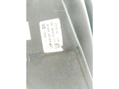09142087 ESPEJO DER OPEL ASTRA G Fastback (T98)|Desguaces La Cabaña