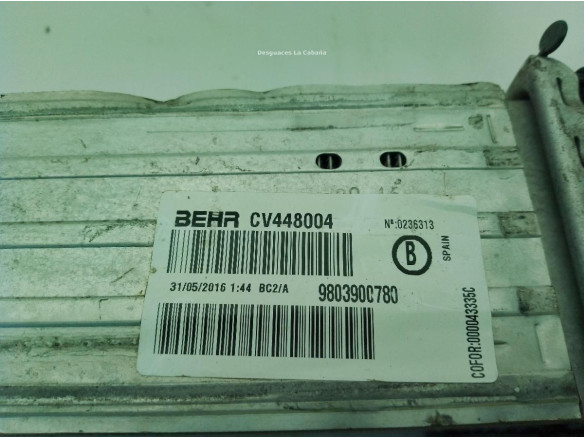 9803900780 INTERCOOLER CITROEN C4 CACTUS|Desguaces La Cabaña