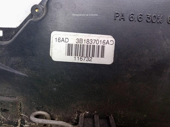 3B1837016AD CERRADURA PUERTA LAT DEL DER SEAT TOLEDO II (1M2)|Desguaces La Cabaña