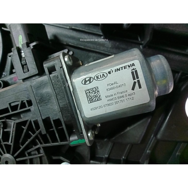 83450G4010 ELEVALUNAS PUERTA LAT TRA IZQ HYUNDAI i30 (PDE, PD) |Desguaces La Cabaña