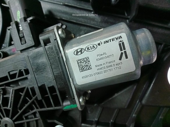 83450G4010 ELEVALUNAS PUERTA LAT TRA IZQ HYUNDAI i30 (PDE, PD) |Desguaces La Cabaña