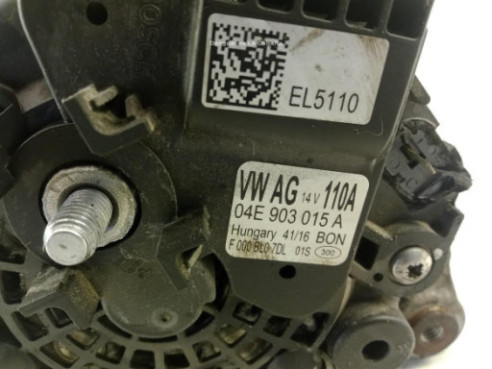 04E903015A ALTERNADOR SEAT IBIZA IV (6J5, 6P1) |Desguaces La Cabaña