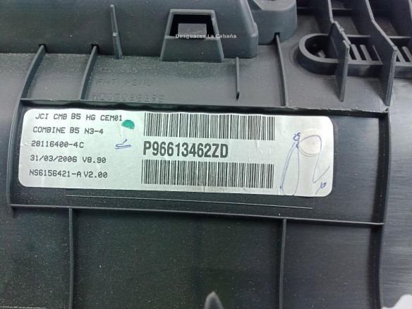 96613462ZD, CUADRO INSTRUMENTOS CITROEN C4 I (LC_) |Desguaces La Cabaña
