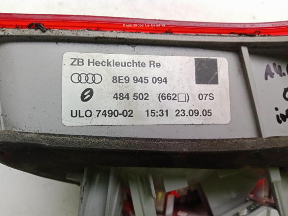 8E9945094 PILOTO TRA DER INT AUDI A4 (8EC, B7)|Desguaces La Cabaña