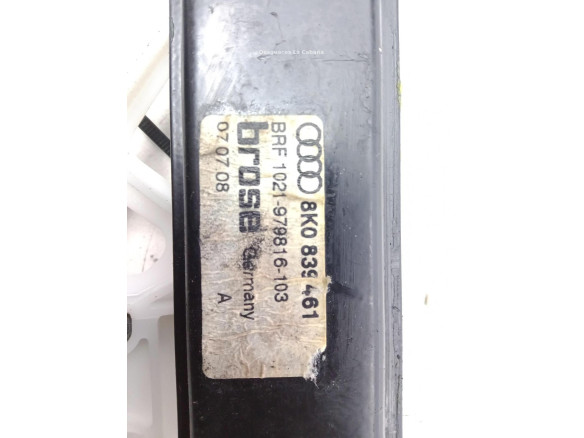 ELEVALUNAS PUERTA LAT TRA IZQ AUDI A4 (8K2, B8) |Desguaces La Cabaña