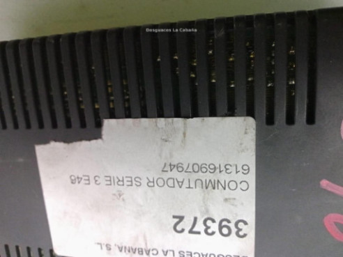 61316907947, CONMUTADOR LUCES BMW 3 (E46)|Desguaces La Cabaña