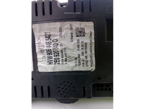 2E0920840Q, CUADRO INSTRUMENTOS VW CRAFTER 30-50 Furgón (2E_)|Desguaces La Cabaña
