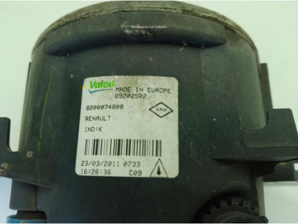 8200074008 NIEBLA DEL IZQ RENAULT GRAND SCENIC III (JZ0/1_)|Desguaces La Cabaña