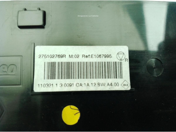 275109409R MANDO CLIMA RENAULT GRAND SCENIC III (JZ0/1_)|Desguaces La Cabaña