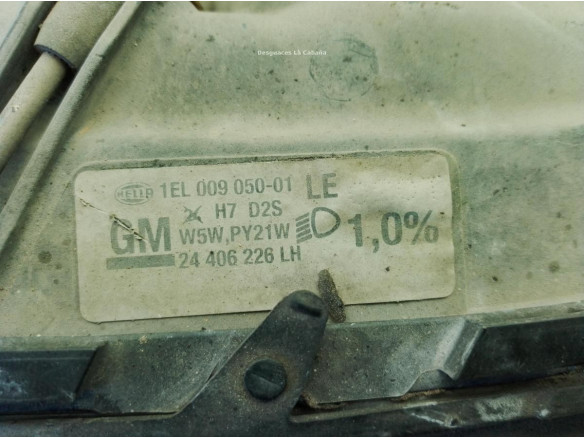 9193417 FARO IZQUIERDO OPEL OMEGA B (V94)|Desguaces La Cabaña