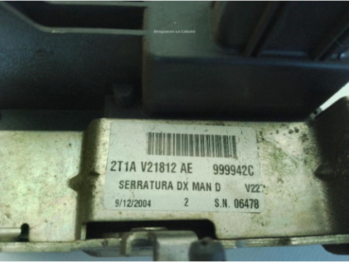 1419491, 2T1AV21812AE CERRADURA PUERTA LAT DEL DER FORD TOURNEO CONNECT|Desguaces La Cabaña