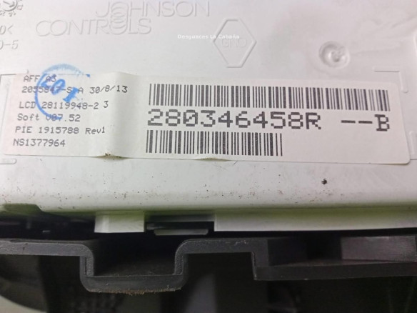 259150931R DISPLAY RENAULT MEGANE III Fastback (BZ0_)|Desguaces La Cabaña