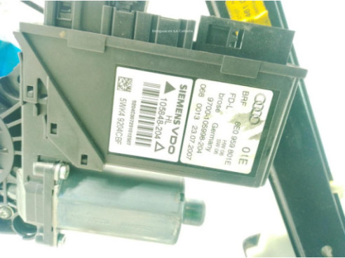 8E0839461C ELEVALUNAS PUERTA LAT TRA IZQ AUDI A4 (8EC, B7)|Desguaces La Cabaña