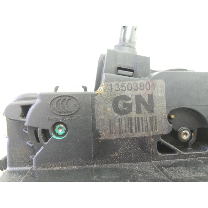 13503801 CERRADURA PUERTA LAT DEL IZQ OPEL INSIGNIA A Sedán (G09) |Desguaces La Cabaña