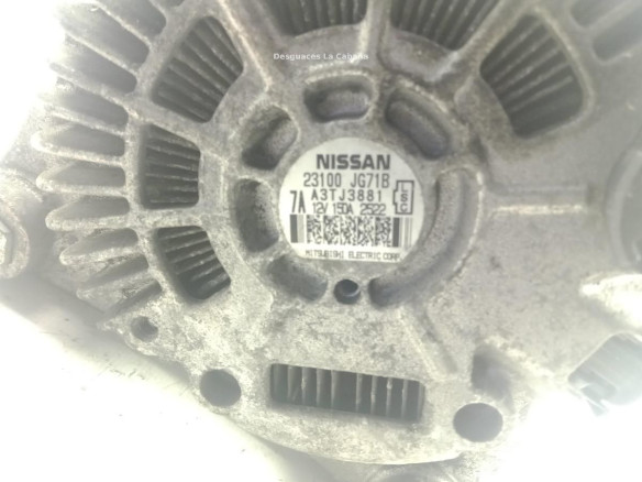 23100JG71B ALTERNADOR RENAULT KOLEOS I (HY_) |Desguaces La Cabaña