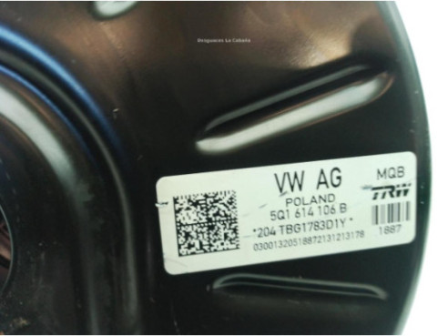 8V1612107A SERVOFRENO VW GOLF VII (5G1, BQ1, BE1, BE2)|Desguaces La Cabaña