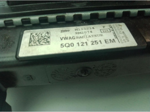 5Q0121251GQ RADIADOR AGUA VW GOLF VII (5G1, BQ1, BE1, BE2)|Desguaces La Cabaña