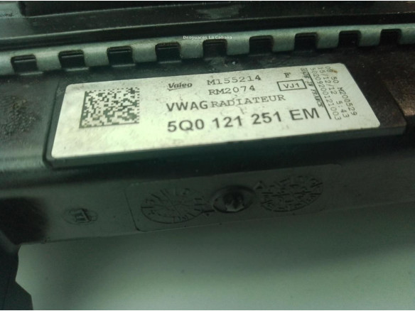 5Q0121251GQ RADIADOR AGUA VW GOLF VII (5G1, BQ1, BE1, BE2)|Desguaces La Cabaña