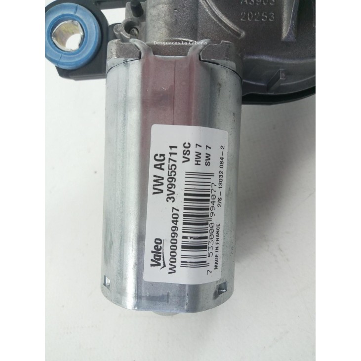 3V9955711 MOTOR LIMPIAPARABRISAS TRA SKODA SUPERB III Ranchera familiar (3V5) |Desguaces La Cabaña