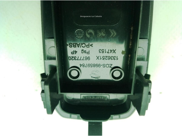 96777320, 99859784 MANDO ELEVALUNAS PUERTA LAT DEL DER PEUGEOT 308 SW II|Desguaces La Cabaña