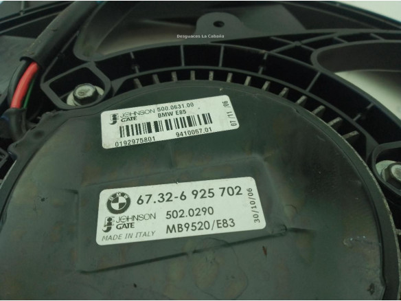 17113452509 ELECTROVENTILADOR BMW X3 (E83)|Desguaces La Cabaña