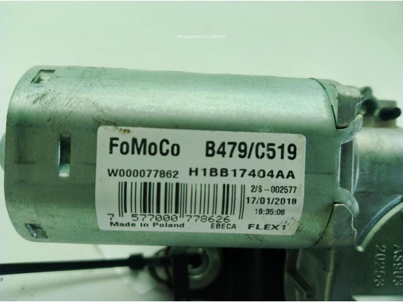 H1BB17404AA MOTOR LIMPIAPARABRISAS TRA FORD FIESTA VII|Desguaces La Cabaña