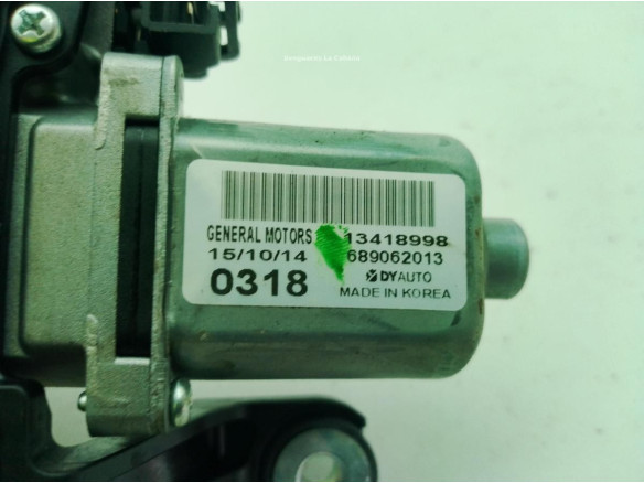 YR00003780 MOTOR LIMPIAPARABRISAS TRA OPEL ASTRA K (B16)|Desguaces La Cabaña