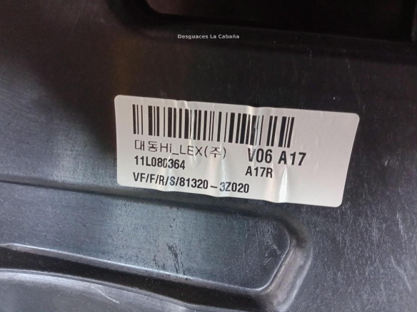 ELEVALUNAS PUERTA LAT DEL DER HYUNDAI i40 (VF) |Desguaces La Cabaña