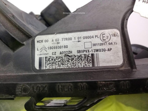 1606930180 FARO IZQUIERDO CITROEN C3 II|Desguaces La Cabaña