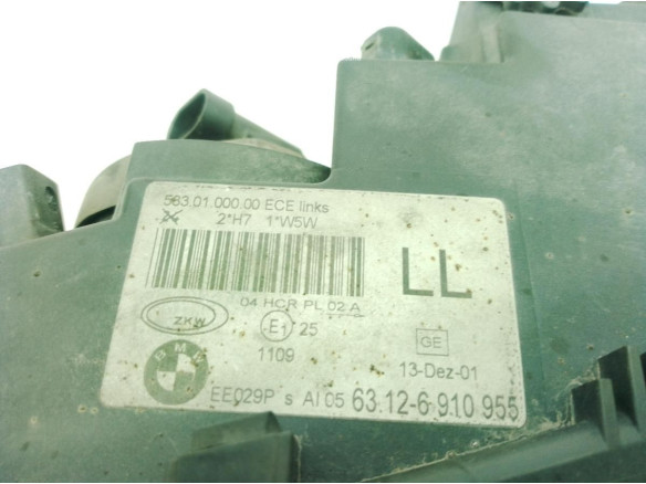 63127165781 , 63126910955 FARO IZQUIERDO BMW 3 (E46)|Desguaces La Cabaña