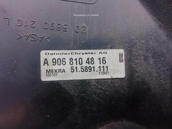 A9068104816 ESPEJO IZQ VW CRAFTER 30-50 Furgón (2E_) |Desguaces La Cabaña