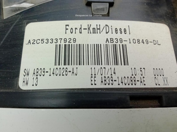 5341190 CUADRO INSTRUMENTOS FORD RANGER (TKE)|Desguaces La Cabaña