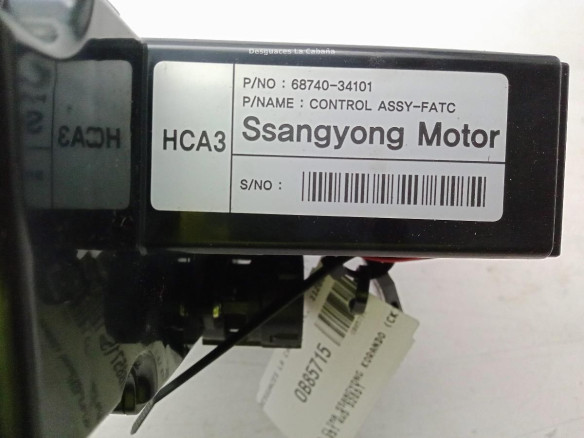 MANDO CLIMA SSANGYONG KORANDO (CK)|Desguaces La Cabaña