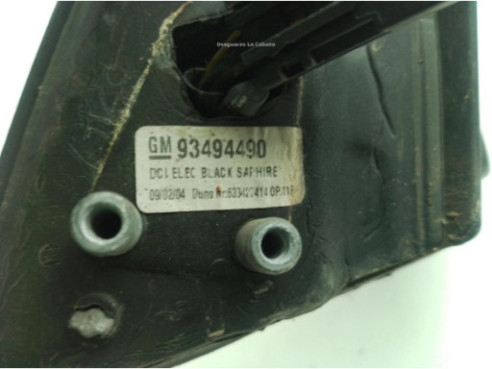 93494490 ESPEJO DER OPEL MERIVA A Limusina (X03)|Desguaces La Cabaña