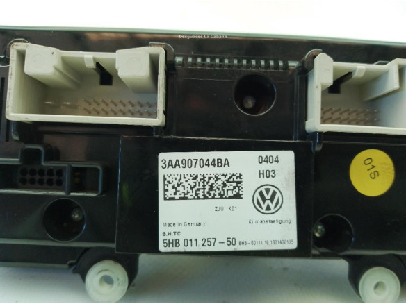 3AA907044CJZJU MANDO CLIMA VW TOURAN (1T3)|Desguaces La Cabaña