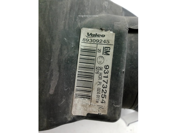 93173254 FARO DERECHO OPEL COMBO Furgón/ranchera familiar|Desguaces La Cabaña