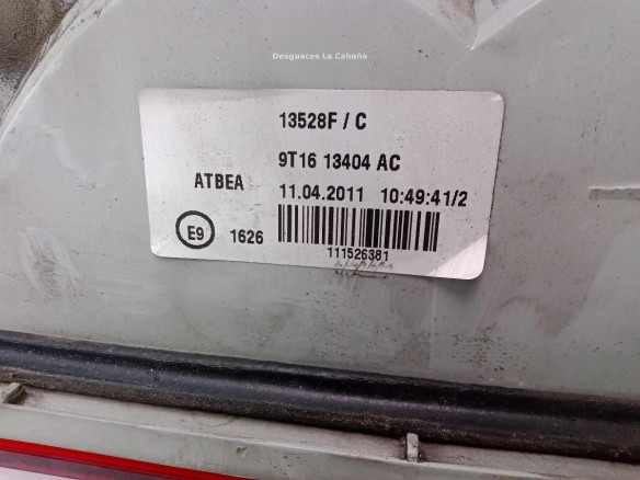 9T1613404AC PILOTO TRA DER EXT FORD TRANSIT CONNECT (P65_, P70_, P80_)|Desguaces La Cabaña