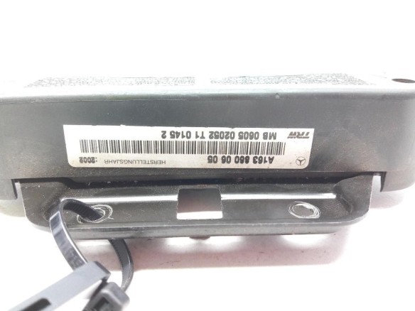 SinValor AIRBAG PUERTA LAT DEL DER MERCEDES BENZ CLASE M (W163) |Desguaces La Cabaña