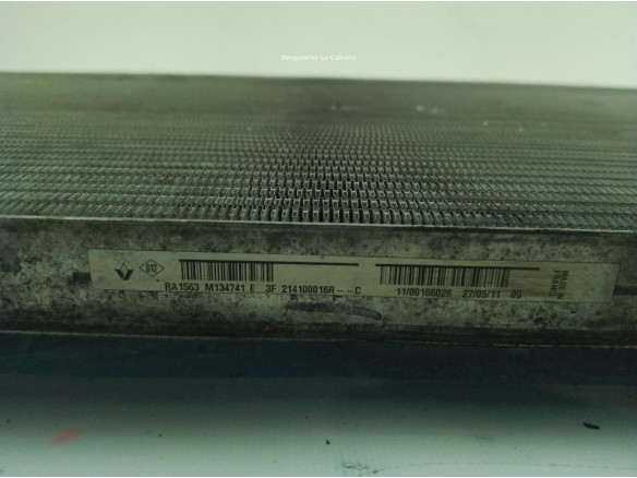 214100016R RADIADOR AGUA RENAULT MEGANE III Coupé (DZ0/1_)|Desguaces La Cabaña