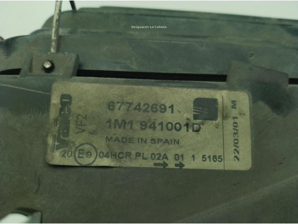 1M1941015, 1M194101D FARO IZQUIERDO SEAT LEON (1M1)|Desguaces La Cabaña