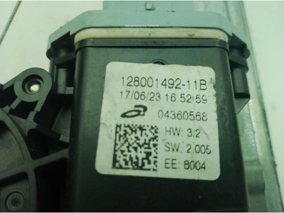 807211445R, 12800149211B ELEVALUNAS PUERTA LAT DEL IZQ DACIA DOKKER|Desguaces La Cabaña