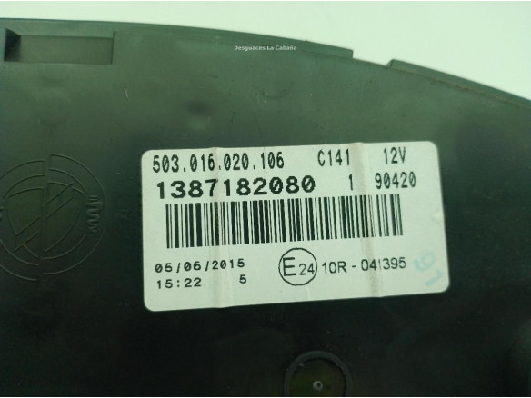 0001387182080 CUADRO INSTRUMENTOS FIAT DUCATO Furgón (250_, 290_)|Desguaces La Cabaña